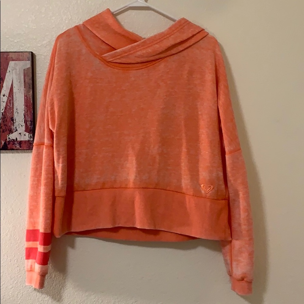 Roxy hoodie cute neck style